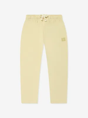 Acne Studios Kids Logo Joggers in Sand Green