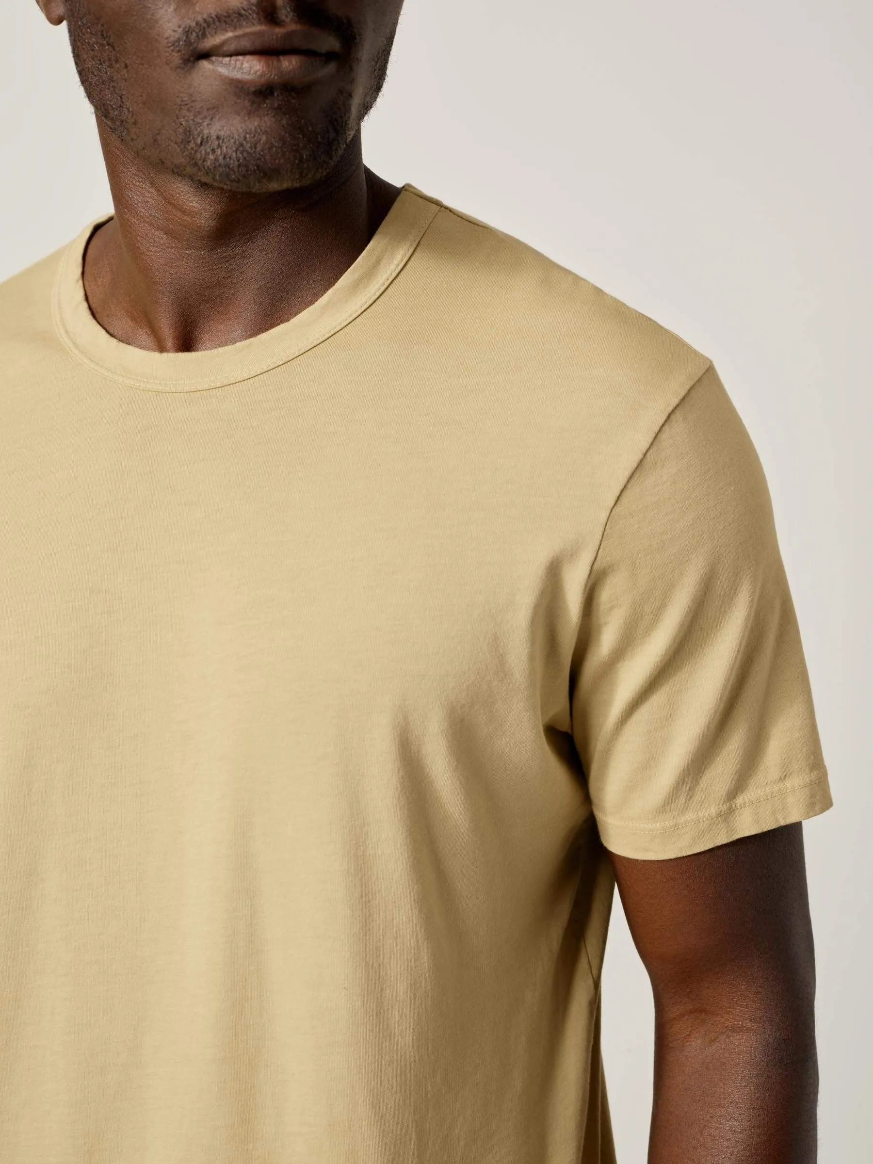 Balsa Pima Curved Hem Tee