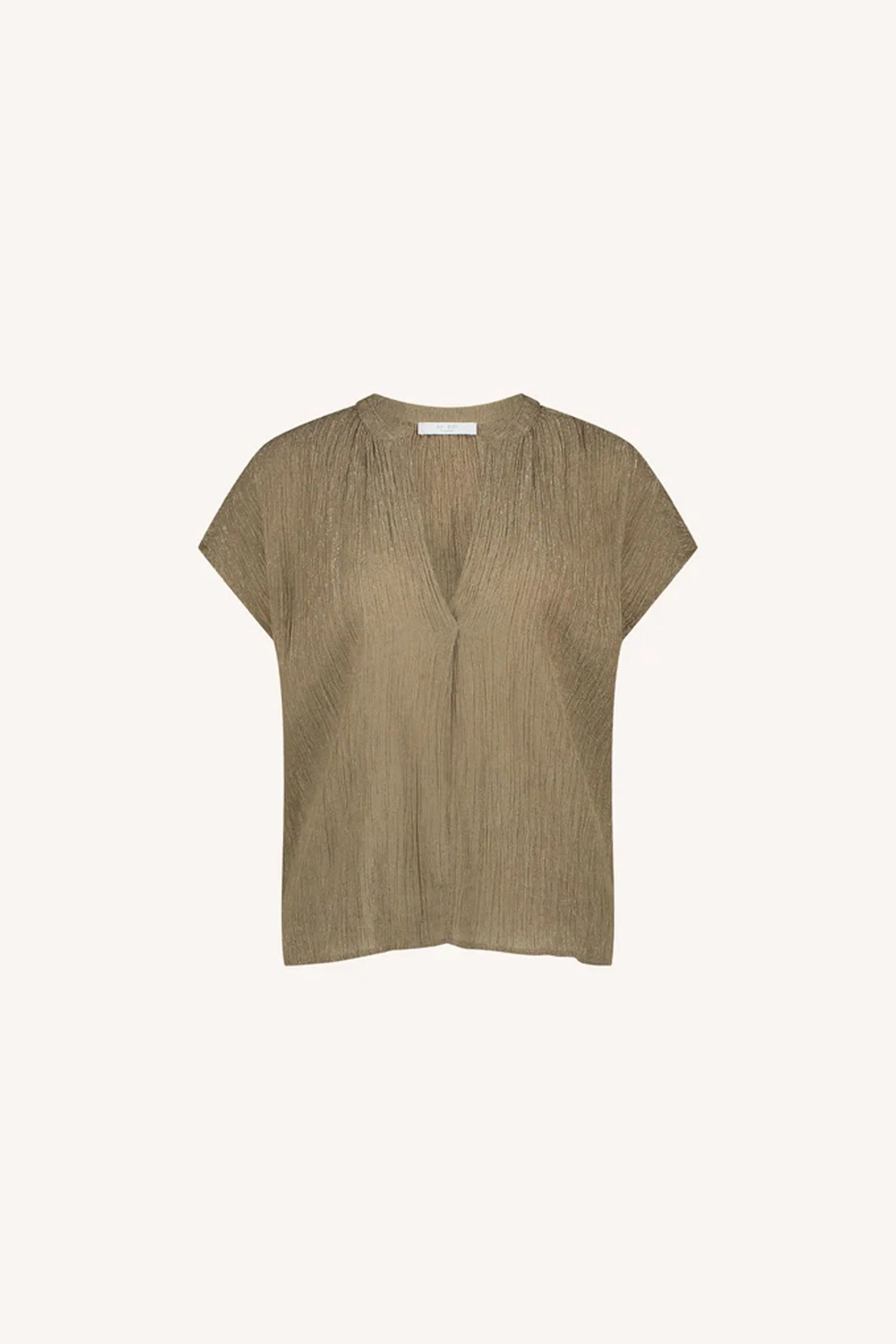 By-Bar Amie Lurex Gold Blouse