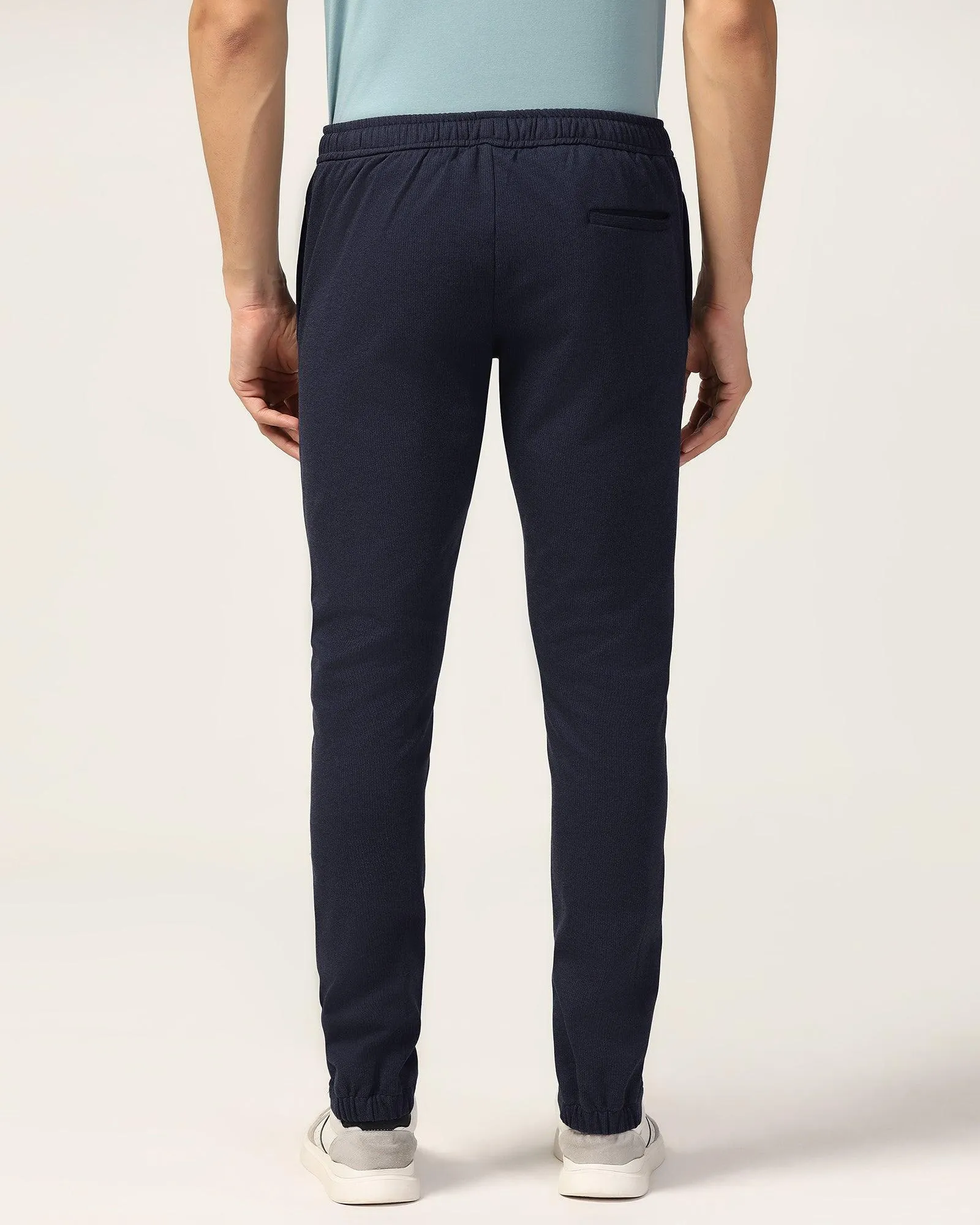 Casual Navy Solid Jogger - Labo