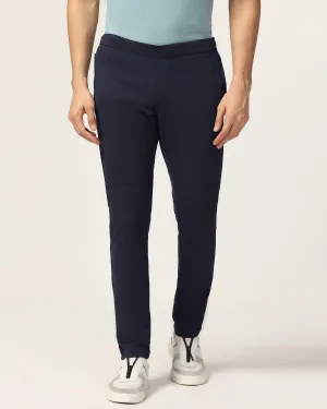 Casual Navy Solid Jogger - Labo