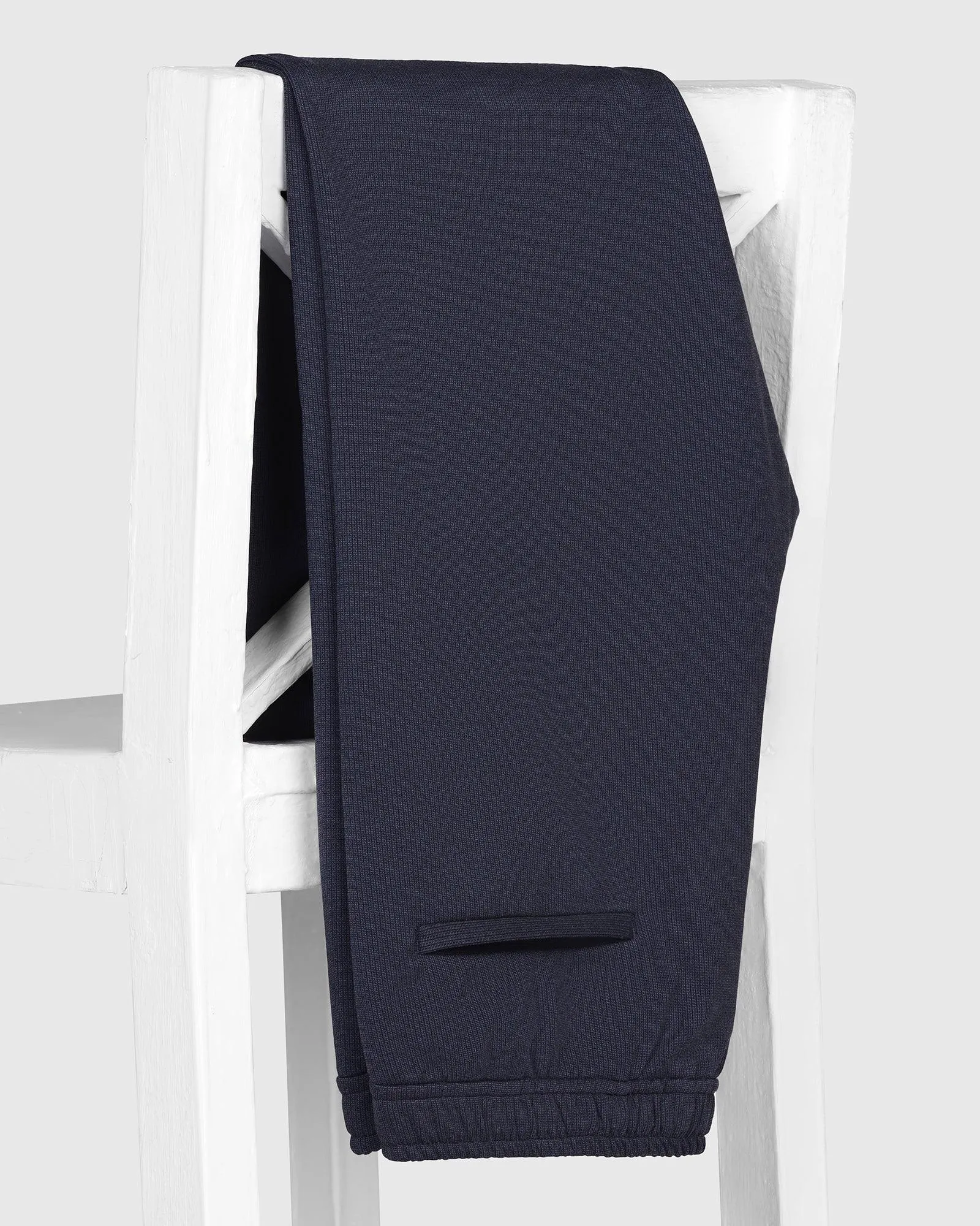 Casual Navy Solid Jogger - Labo