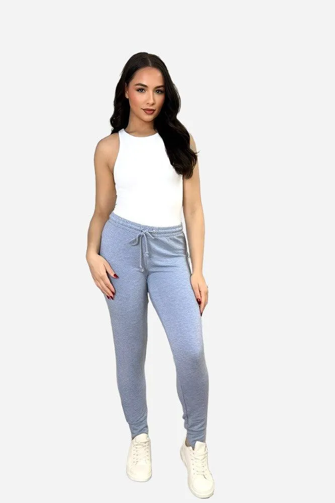 Elastic Drawstring Waist Classic Joggers