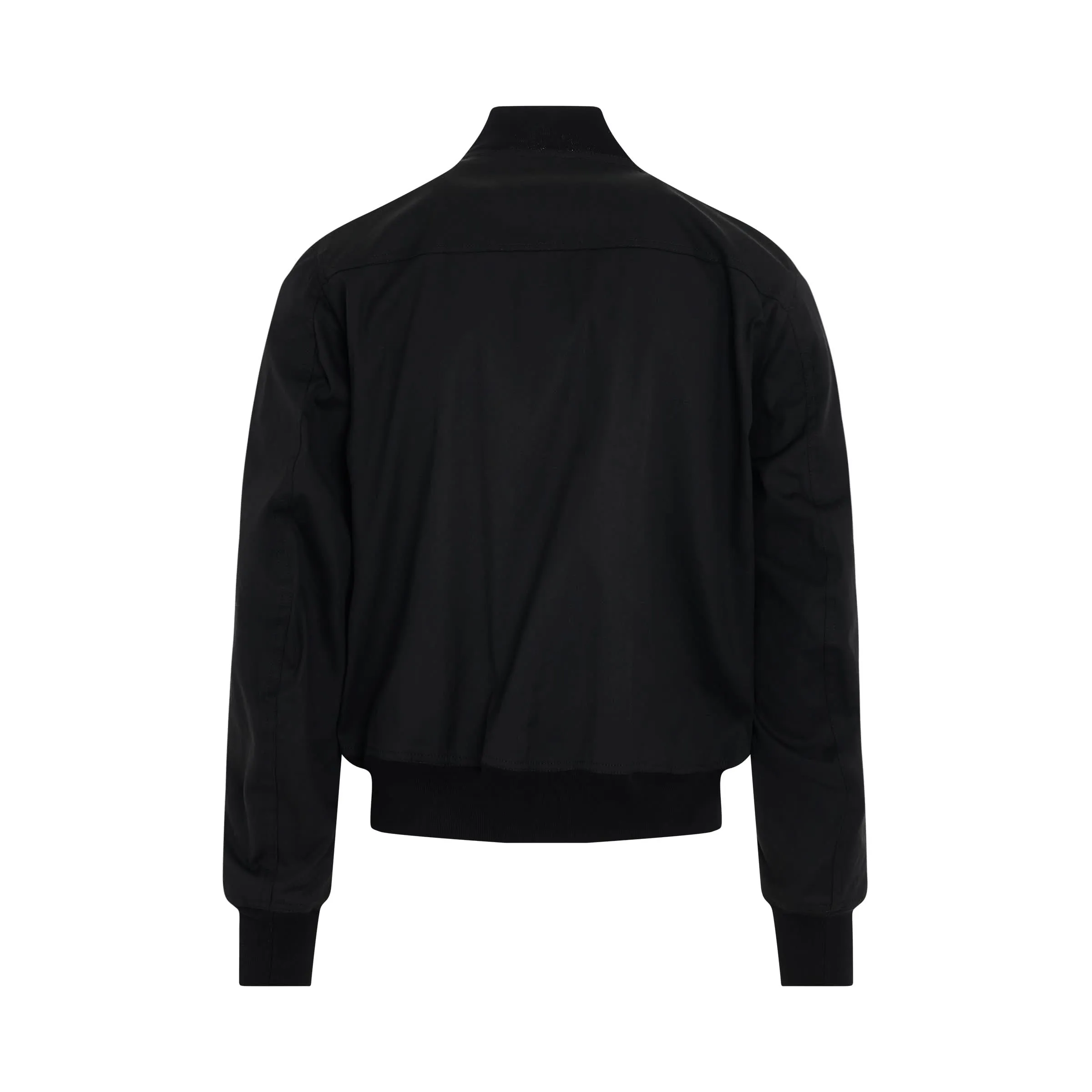 Heavy Cotton Bauhaus Flight Jacket in Black