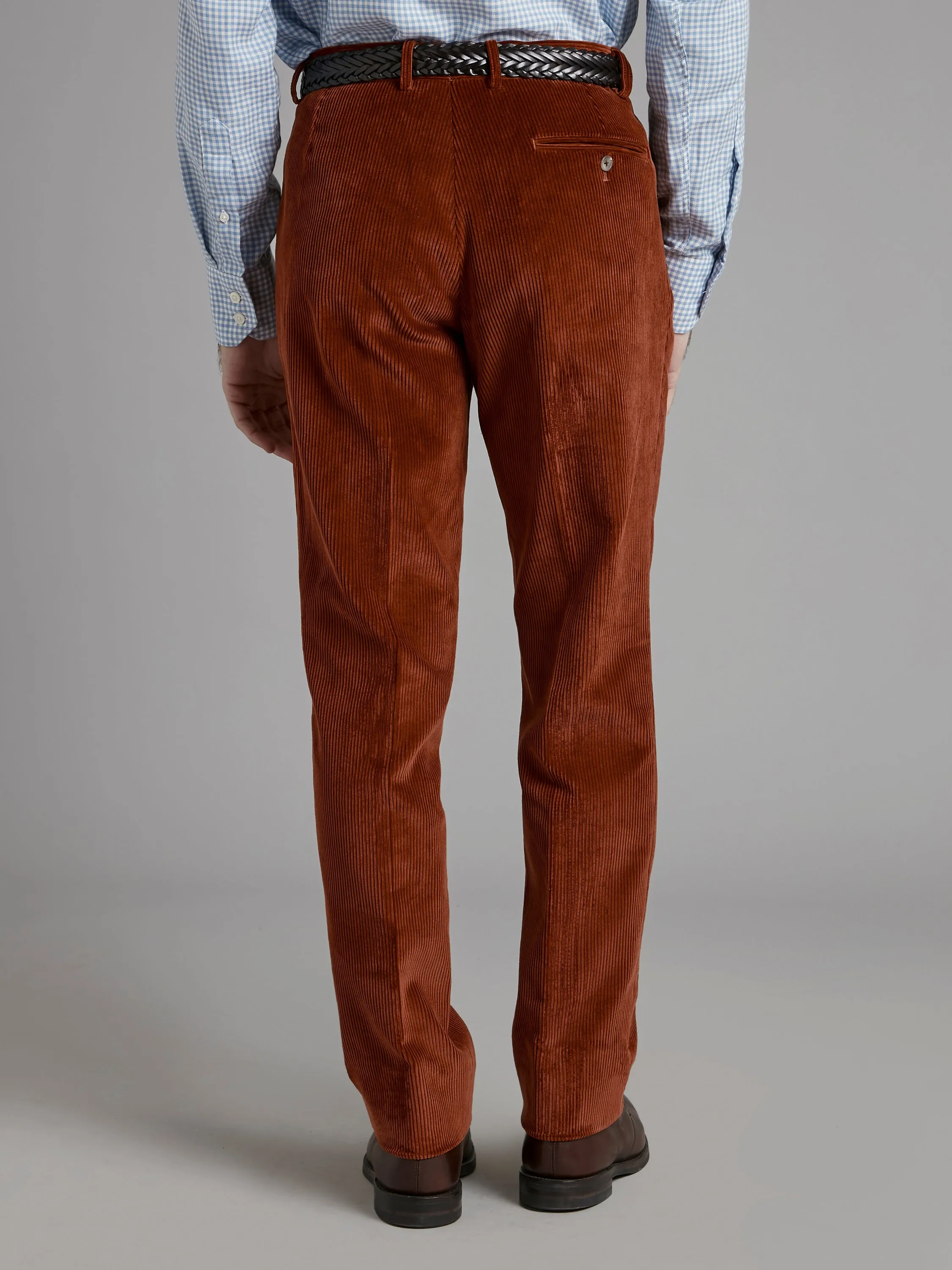 Heavyweight Corduroy Pants - Burnt Orange