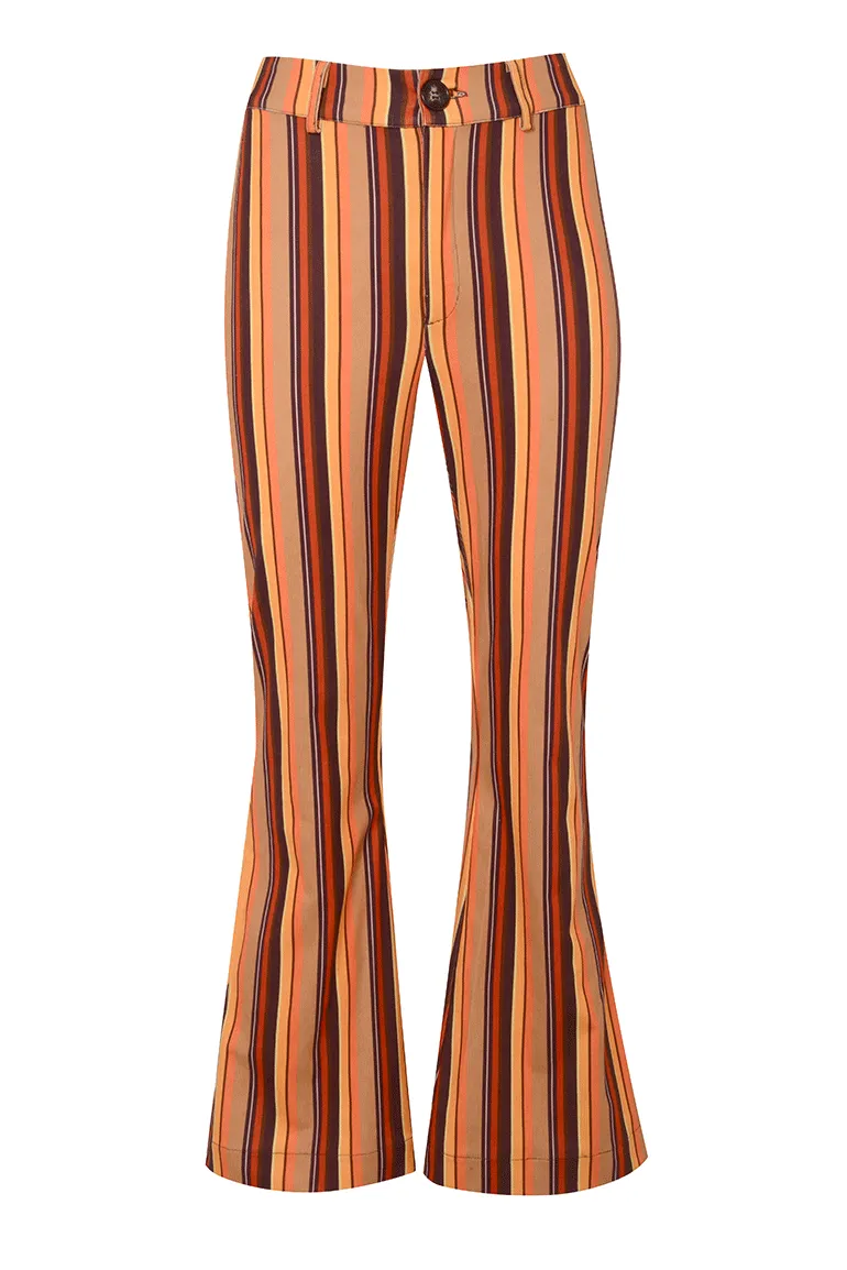 Like A Rolling Stone Striped Flares