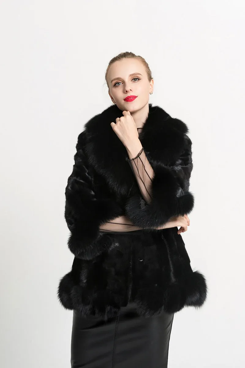 Lux Genuine Mink Fur Coats