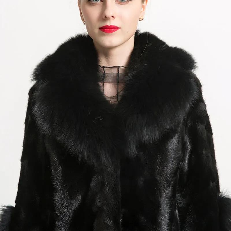 Lux Genuine Mink Fur Coats