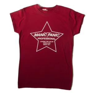 Manic Panic Professional Ladies Tee Shirt Divine Wine