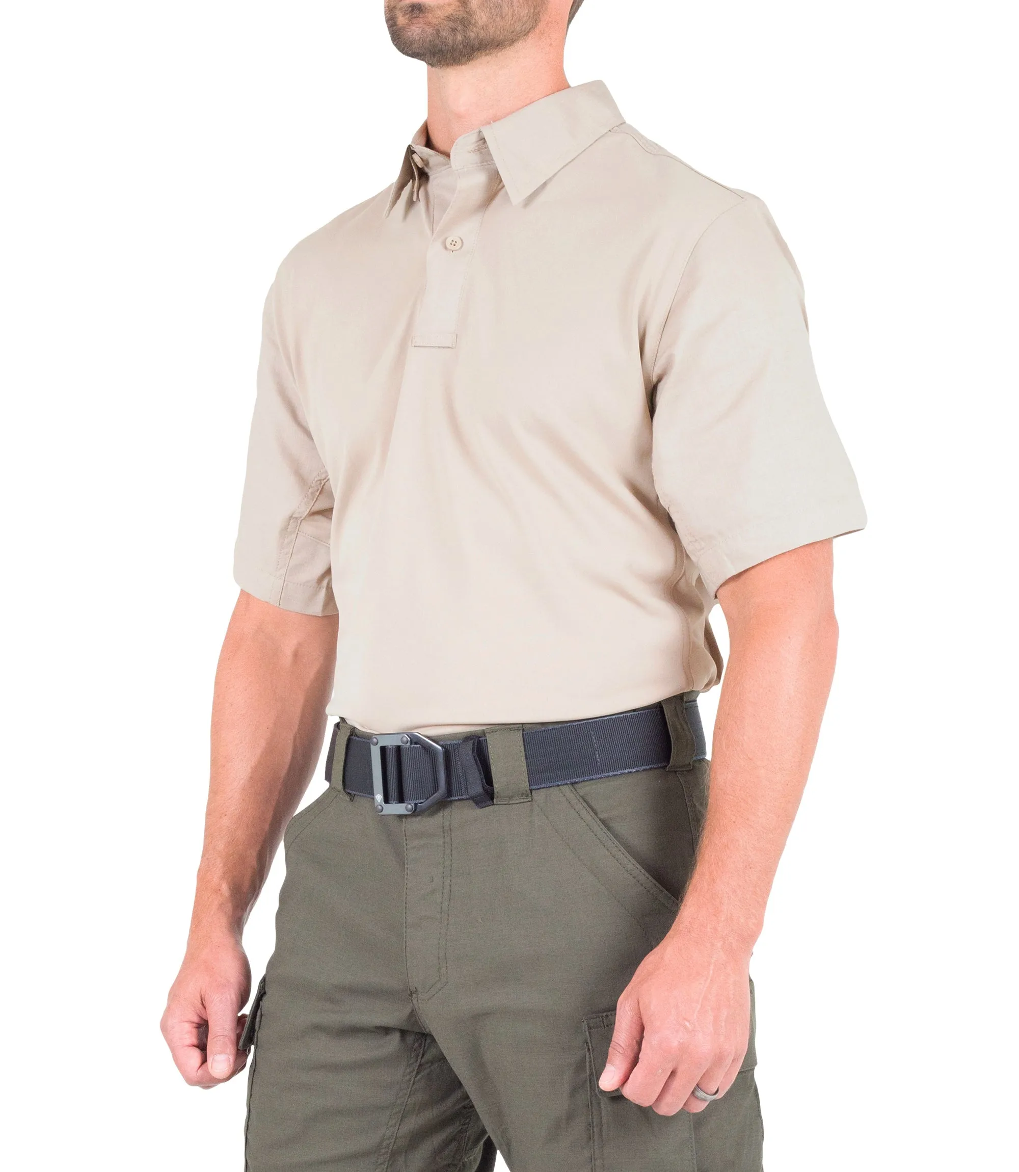 Men's V2 Pro Performance Short Sleeve Shirts / Khaki