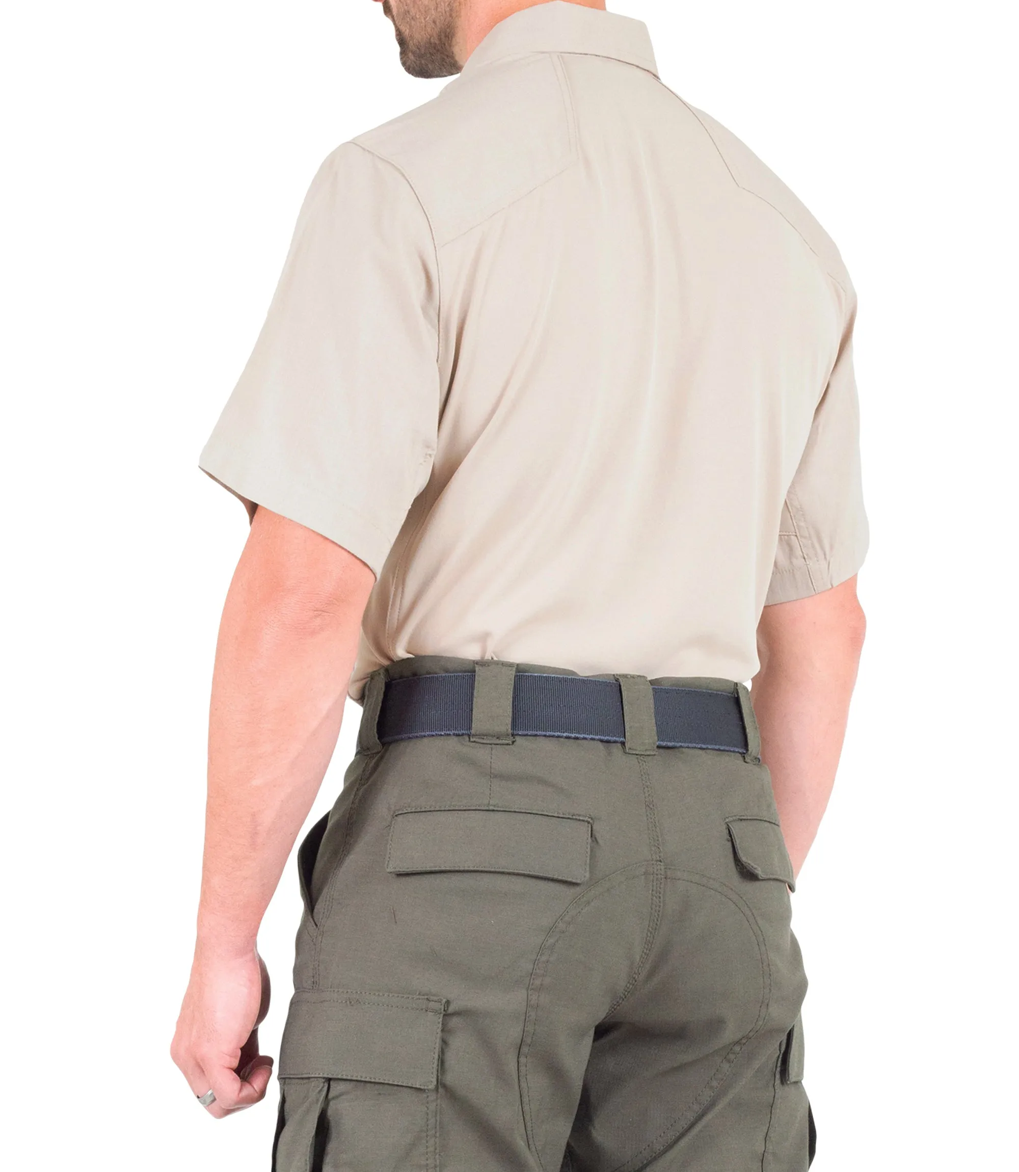 Men's V2 Pro Performance Short Sleeve Shirts / Khaki