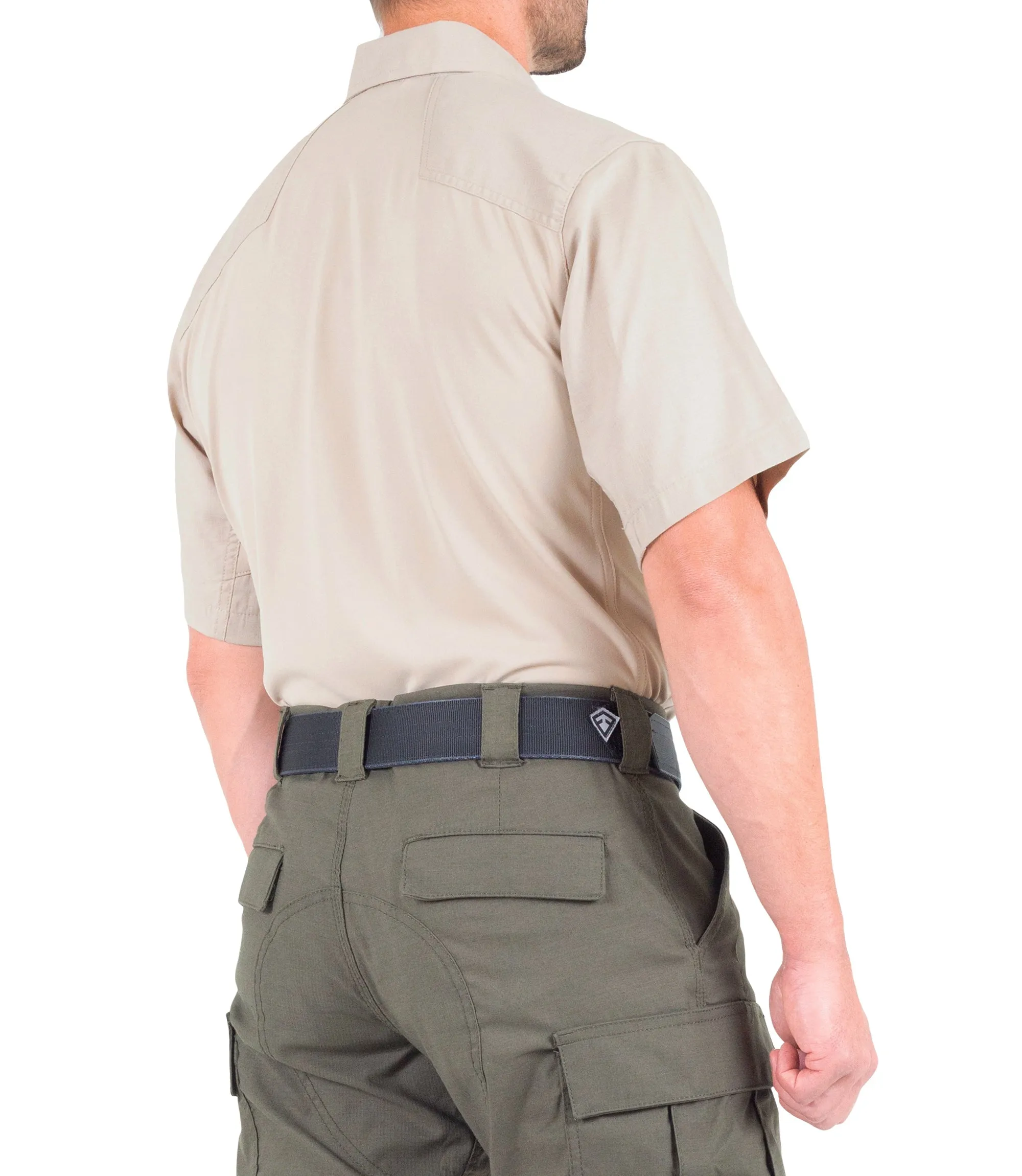 Men's V2 Pro Performance Short Sleeve Shirts / Khaki