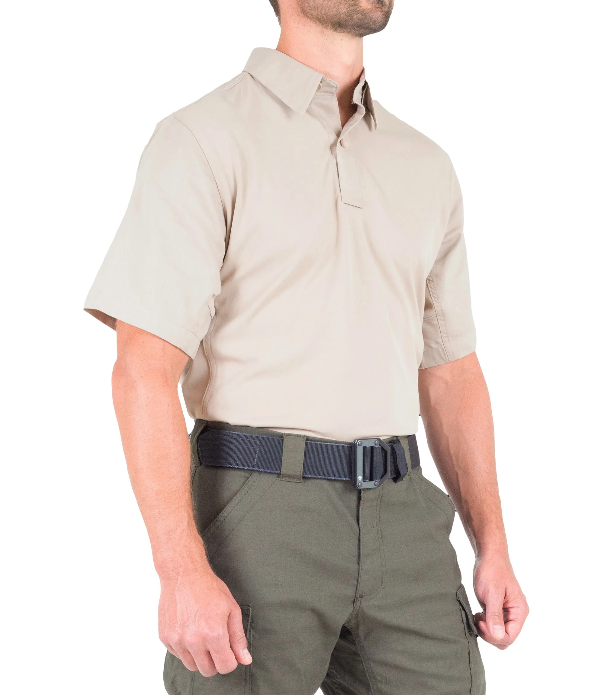 Men's V2 Pro Performance Short Sleeve Shirts / Khaki