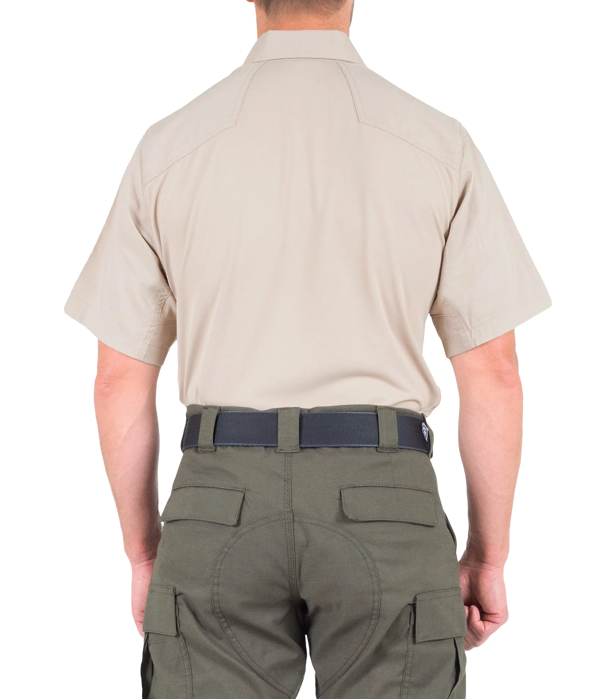 Men's V2 Pro Performance Short Sleeve Shirts / Khaki