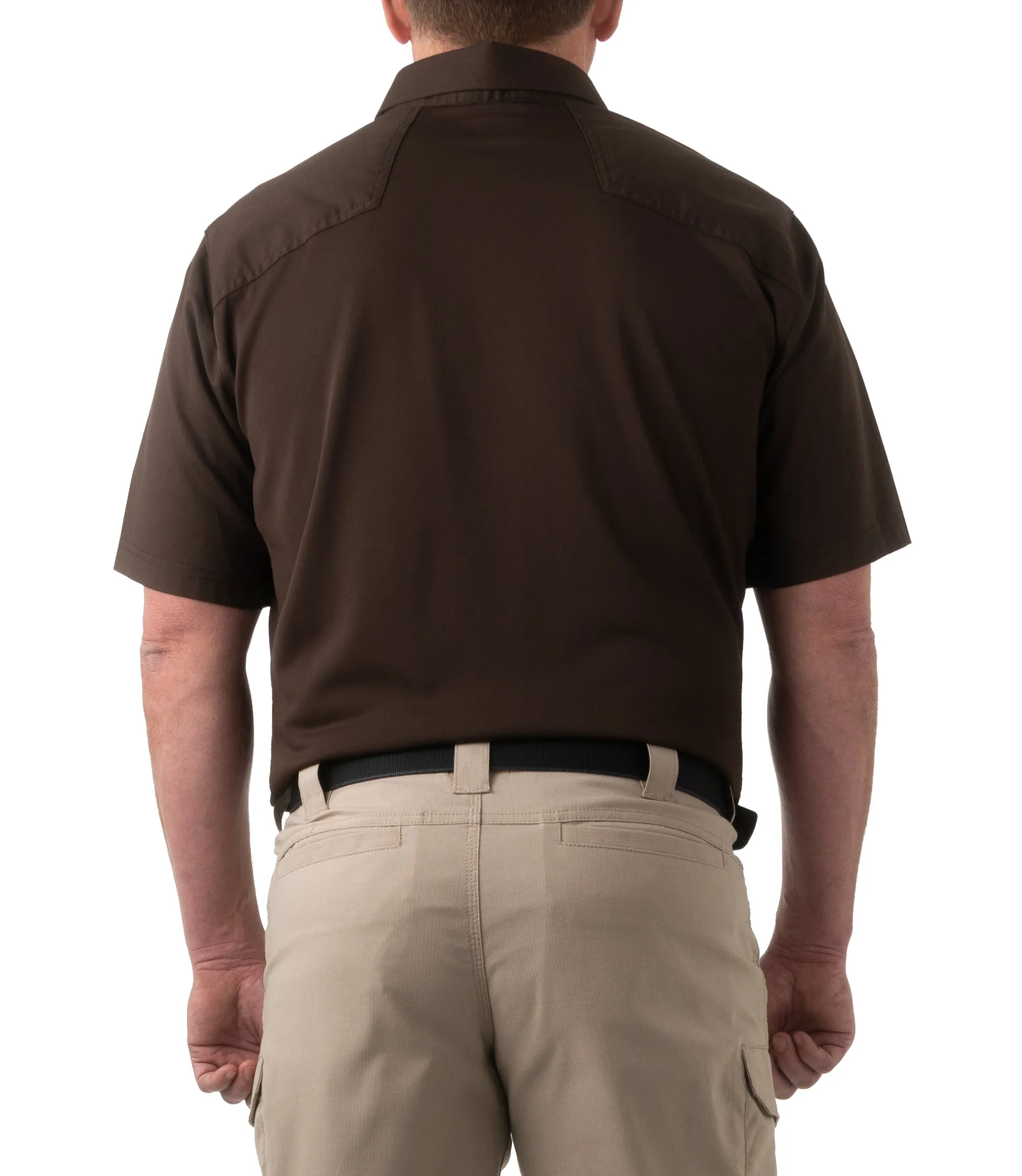 Men's V2 Pro Performance Short Sleeve Shirts / Kodiak Brown