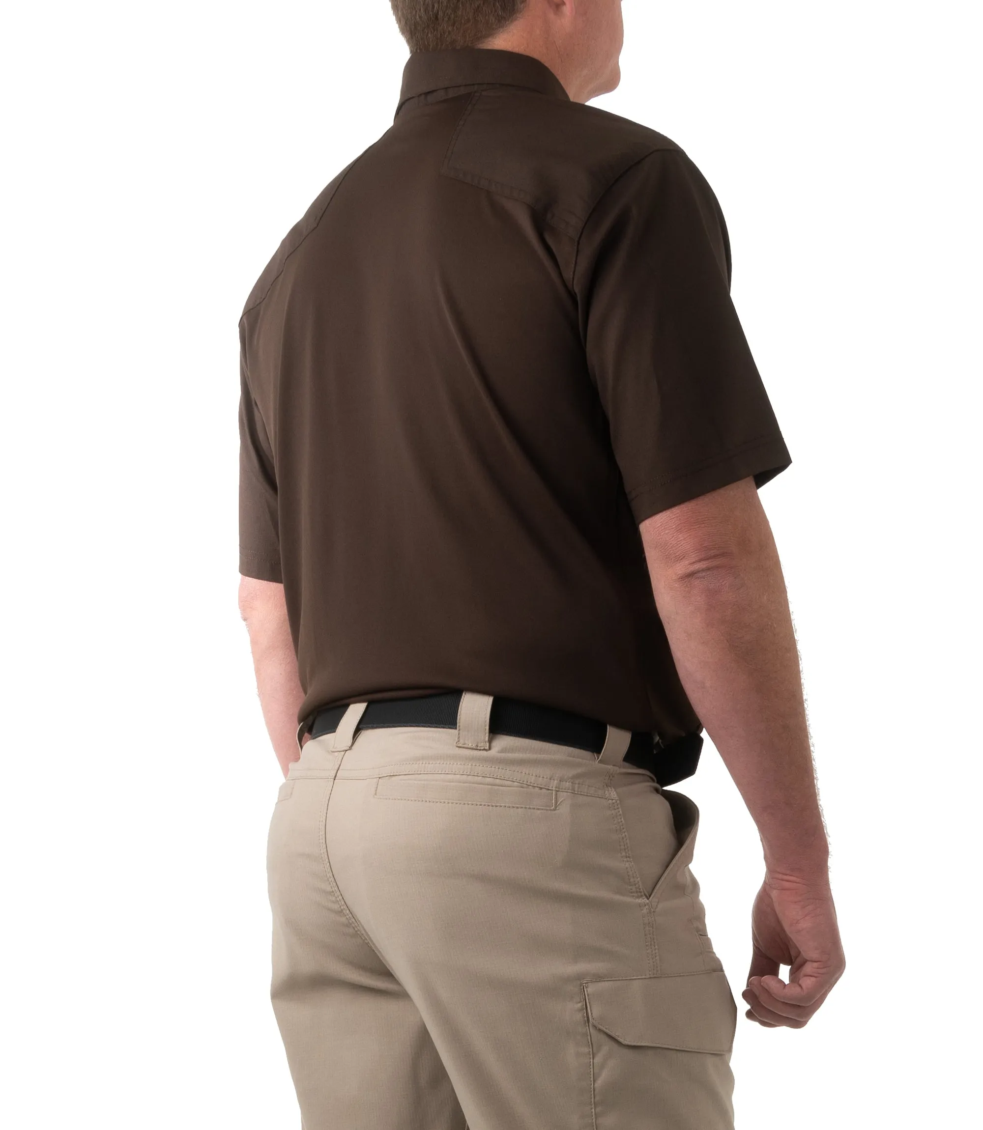 Men's V2 Pro Performance Short Sleeve Shirts / Kodiak Brown