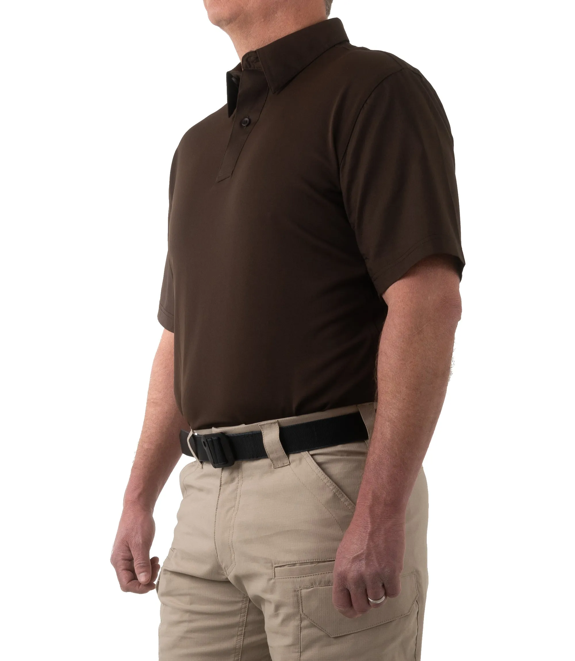 Men's V2 Pro Performance Short Sleeve Shirts / Kodiak Brown