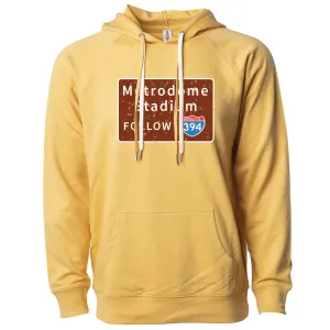 Metrodome I-394 Minnesota Lightweight Hoodie