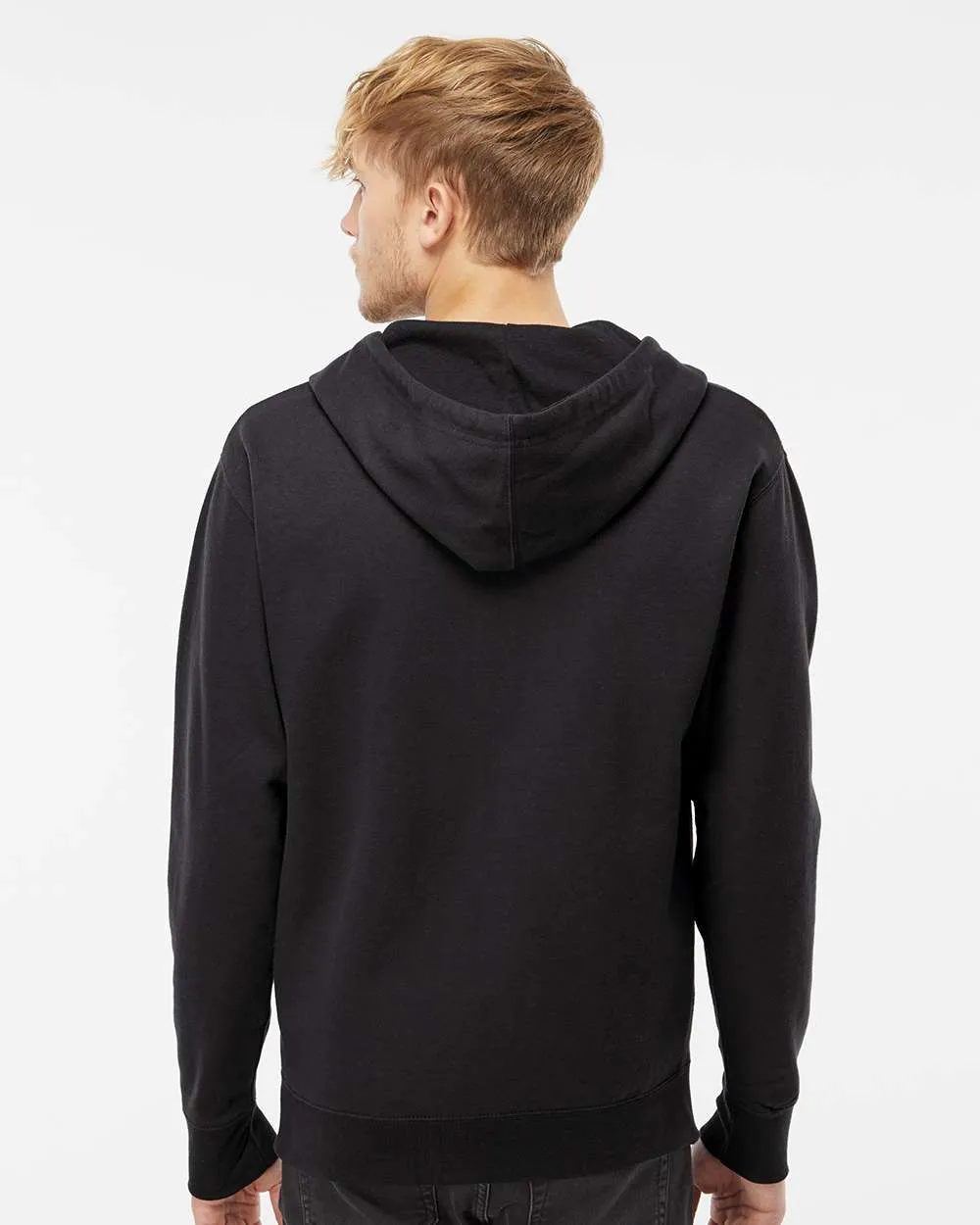 Midweight Full-Zip Hooded Sweatshirt