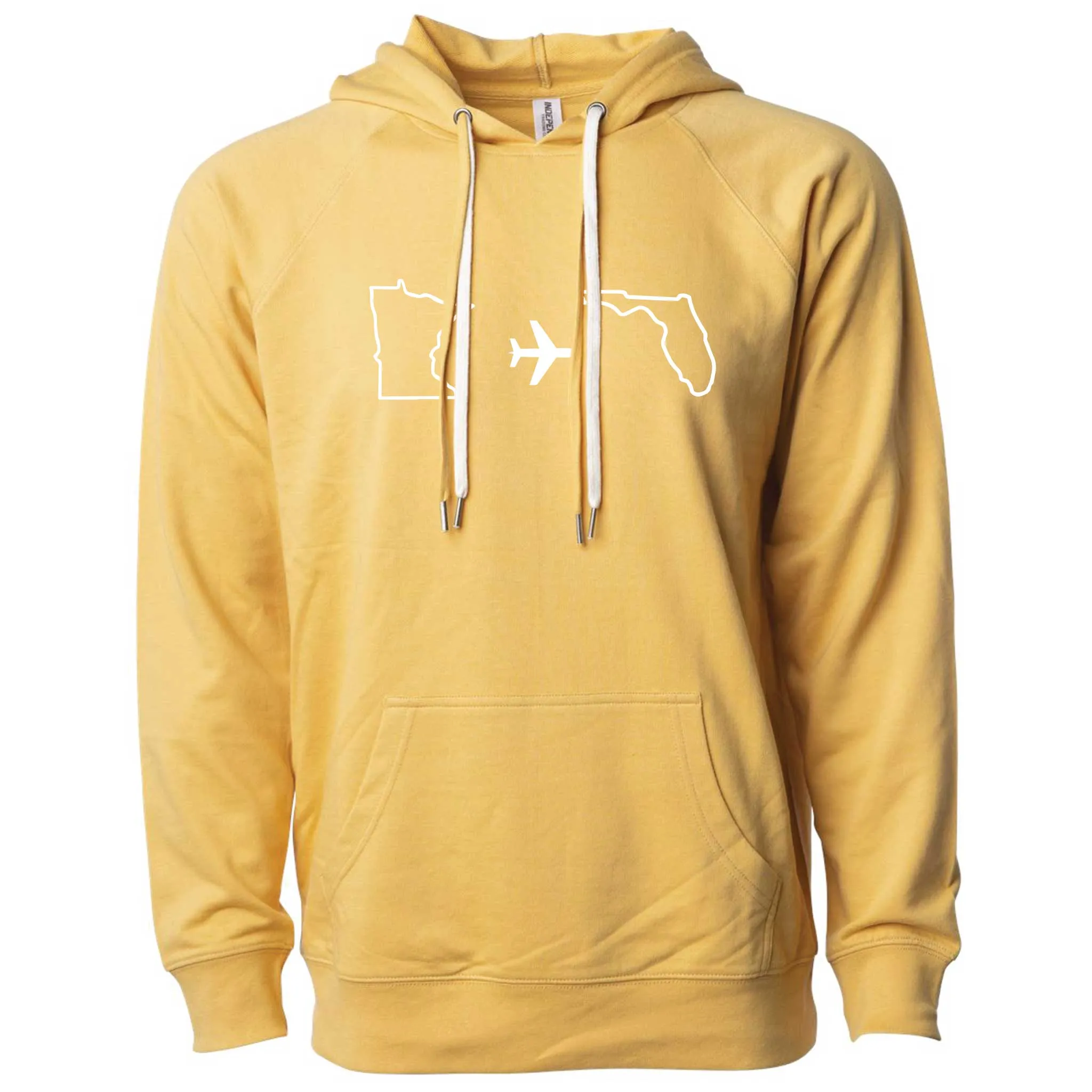 Minnesota to Florida Lightweight Hoodie