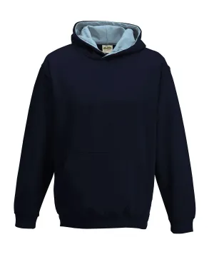 New French Navy/Sky Blue - Kids varsity hoodie