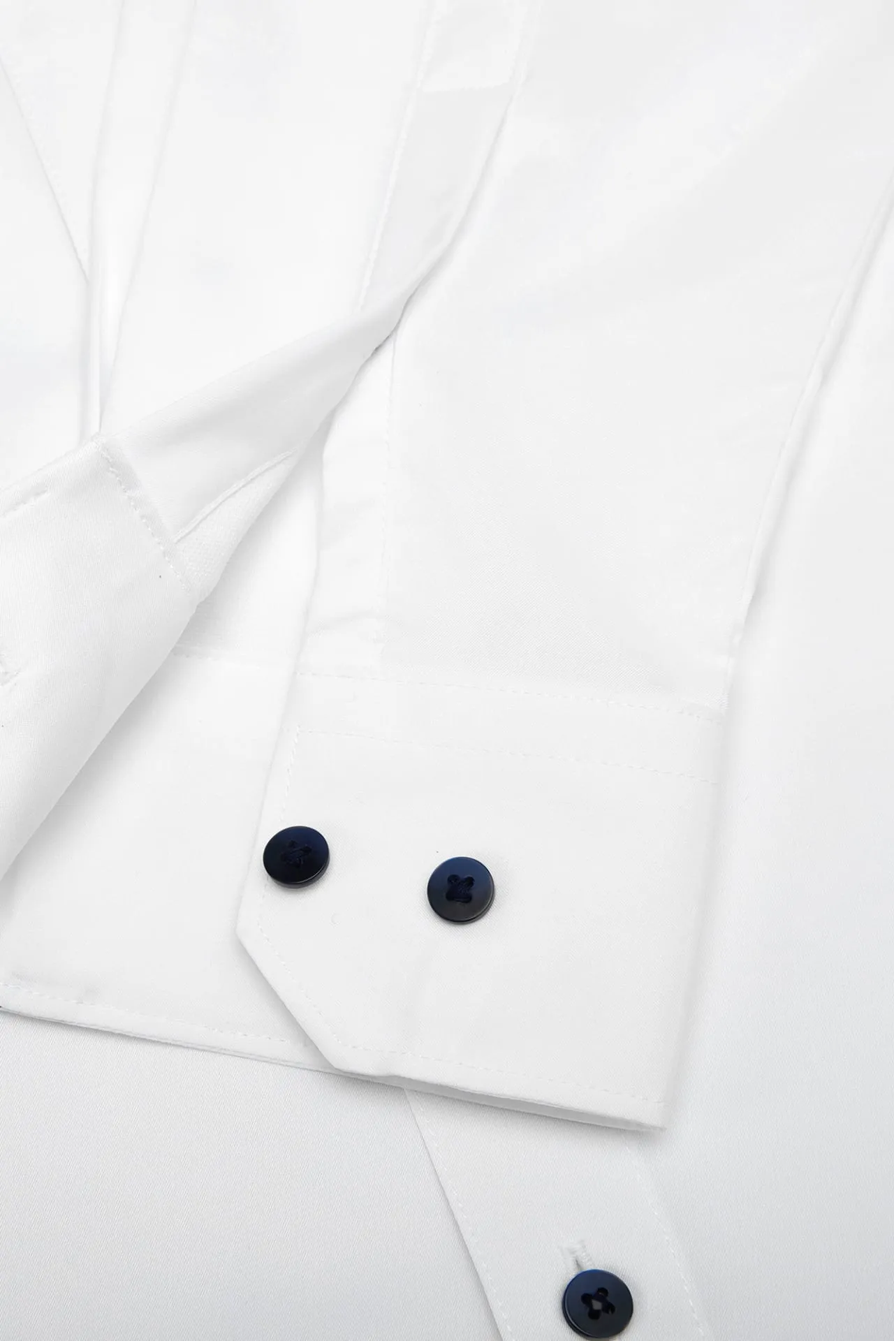 Non-Iron Dry Stretch Smart Fit Poplin Shirt Design Detail Collar