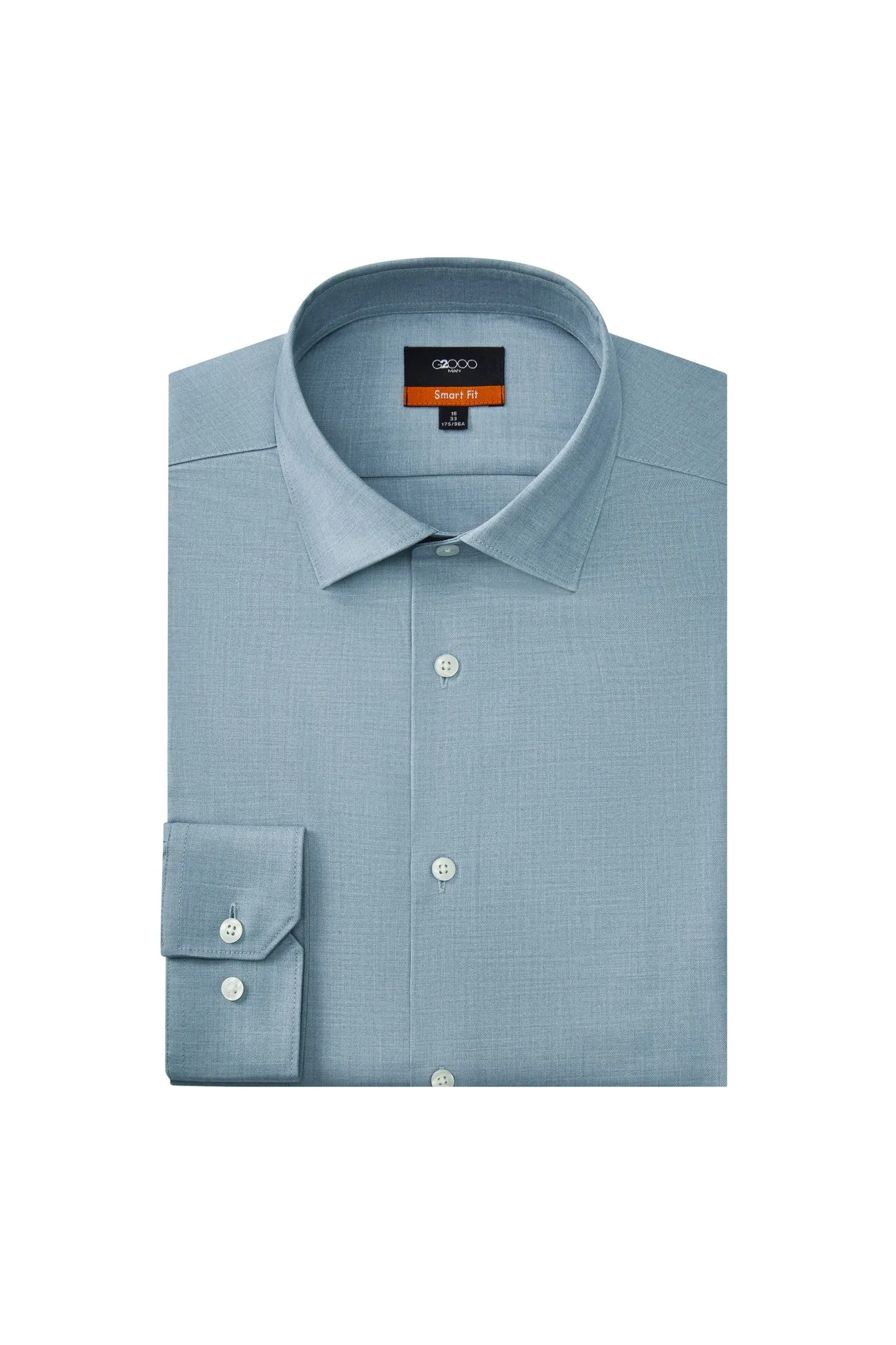 Non-Iron Silky Touch Stretch Smart Fit Twill Shirt