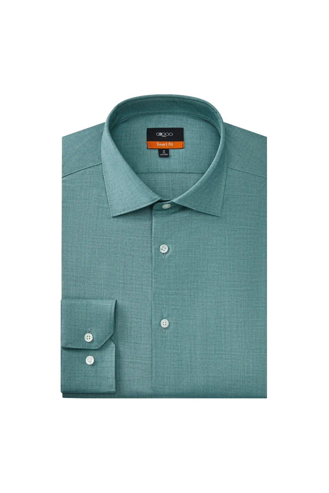 Non-Iron Silky Touch Stretch Smart Fit Twill Shirt