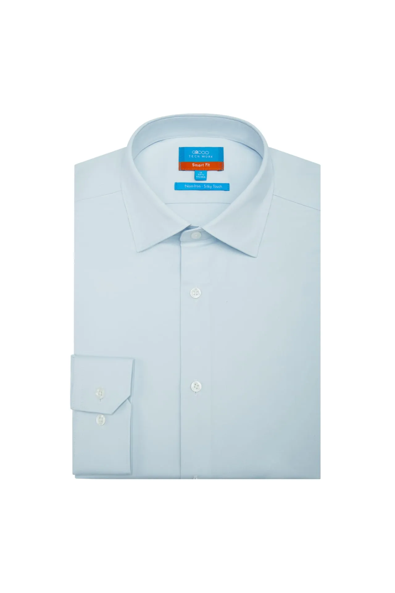 Non-Iron Silky Touch Stretch Smart Fit Twill Shirt