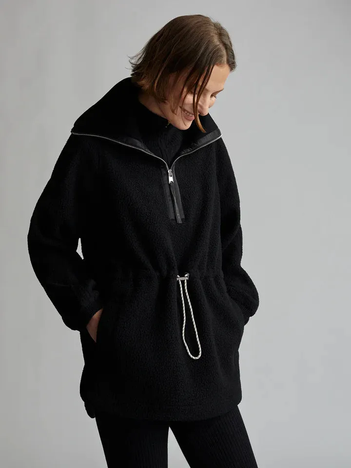 Parnel Half-Zip Fleece Black