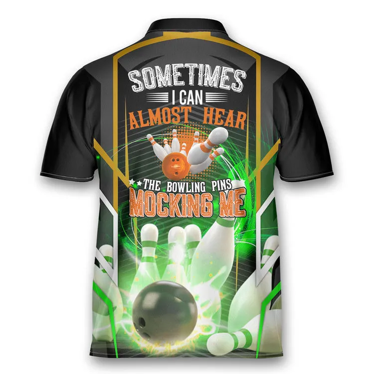 Personalized 3D Bowling Jerseys for Men, Custom Bowling Shirts for Men Team, USA Bowling League Jersey Team Shirts