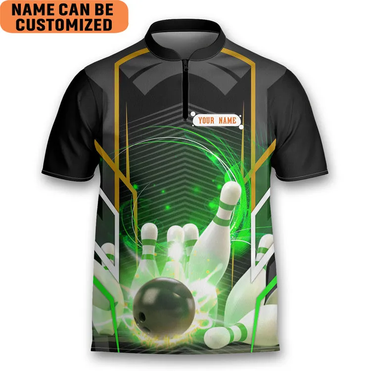 Personalized 3D Bowling Jerseys for Men, Custom Bowling Shirts for Men Team, USA Bowling League Jersey Team Shirts