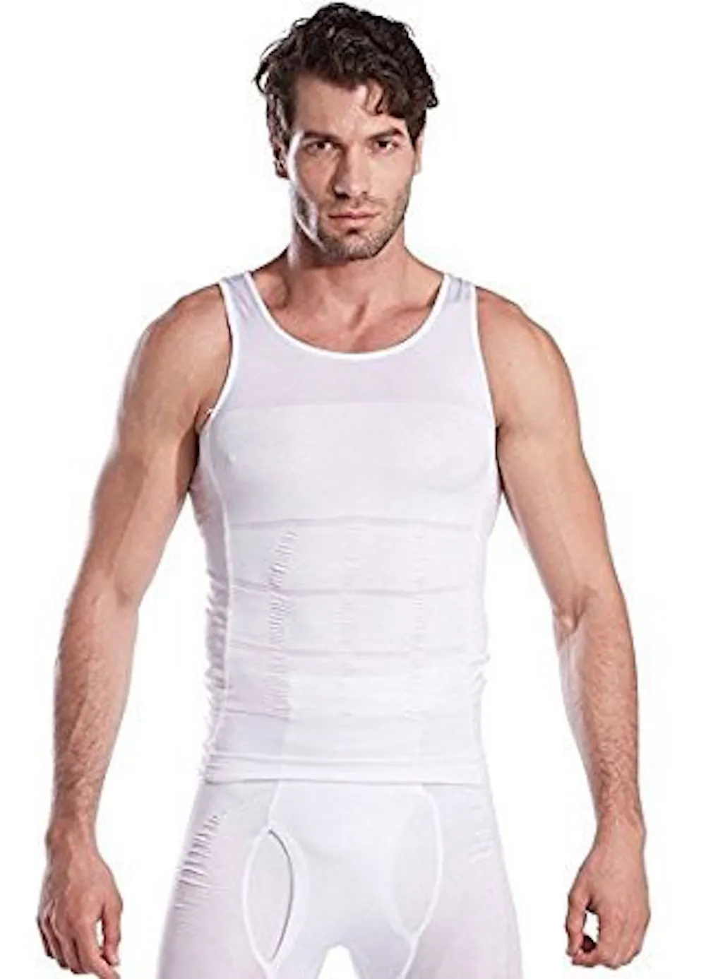 Slimming Tees- Men's Instant Body Shaper (Small)