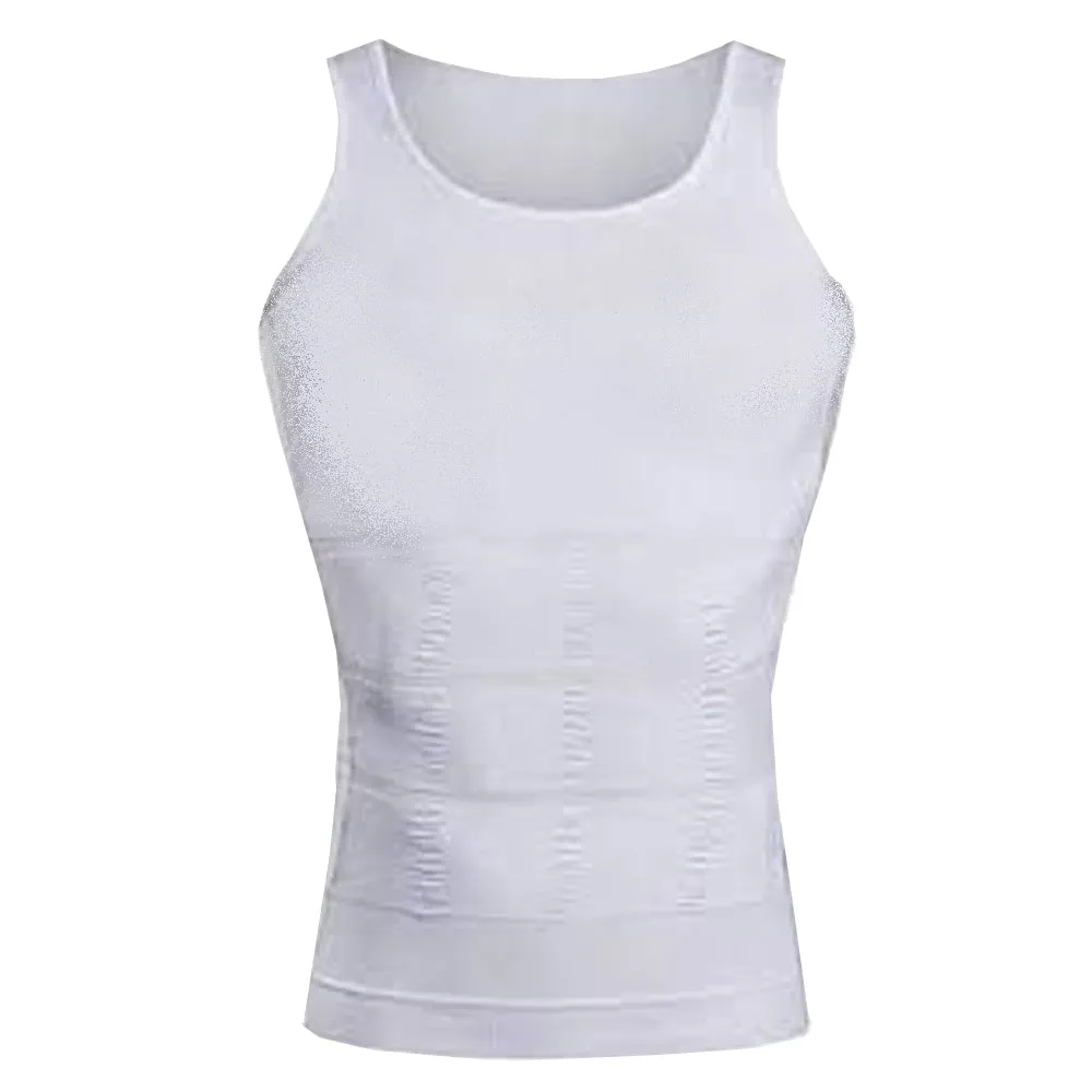 Slimming Tees- Men's Instant Body Shaper (Small)