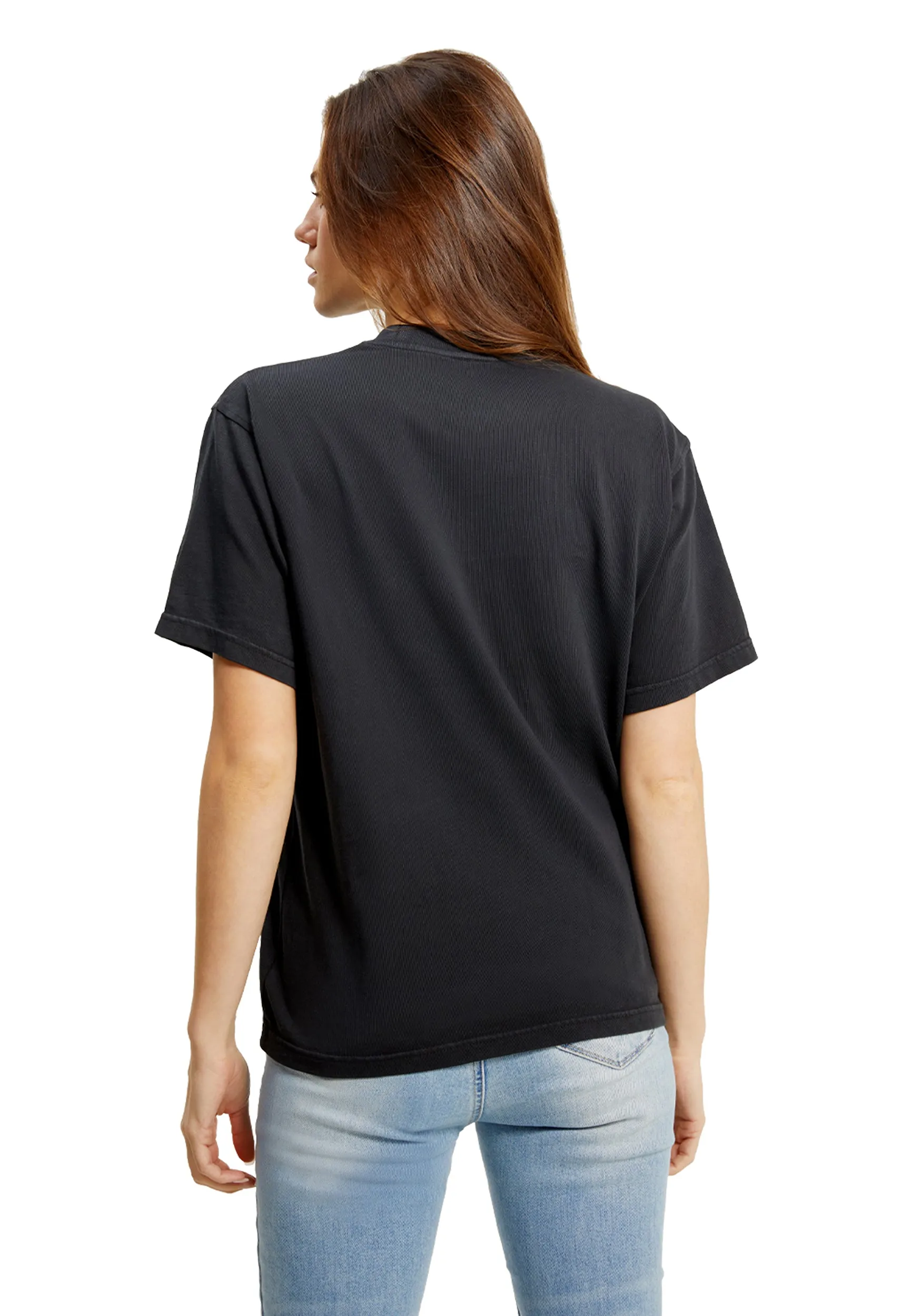 Streetwear Heavyweight Women Short Sleeve - Black