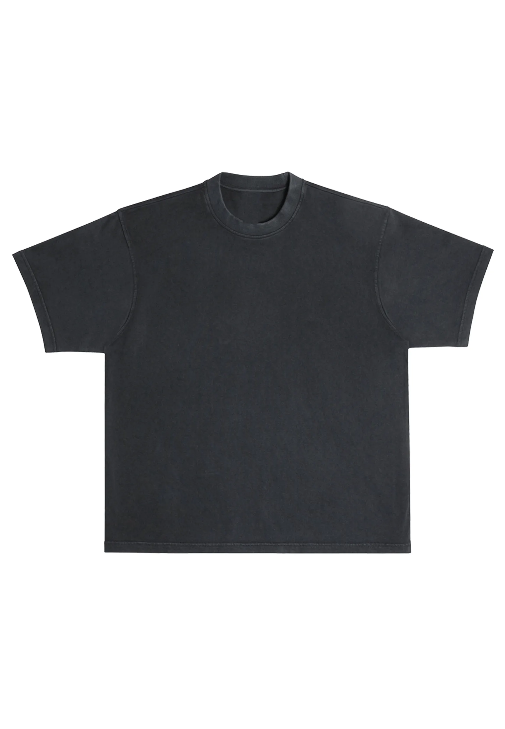 Streetwear Heavyweight Women Short Sleeve - Black