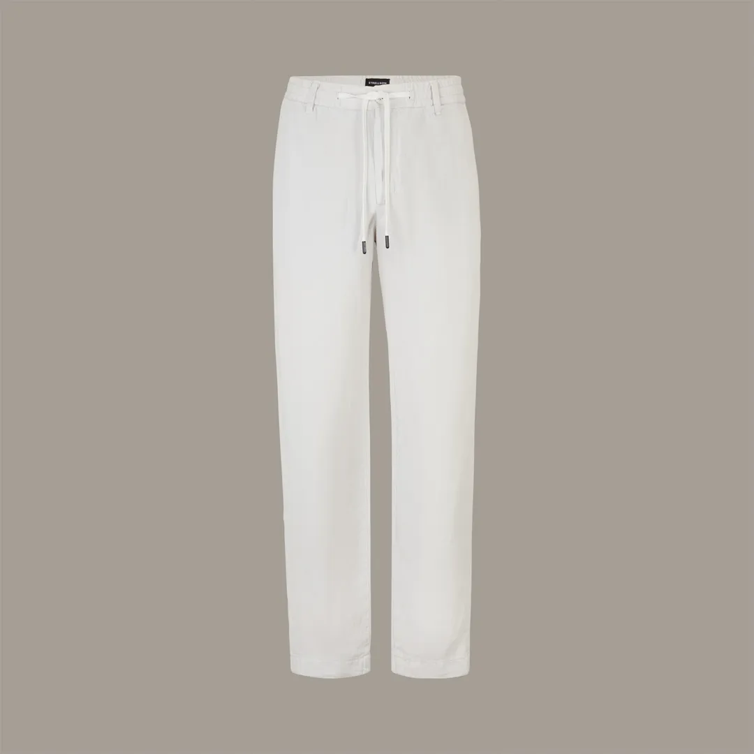 Strellson Linen-MIx cloth trousers Saturn, offwhite