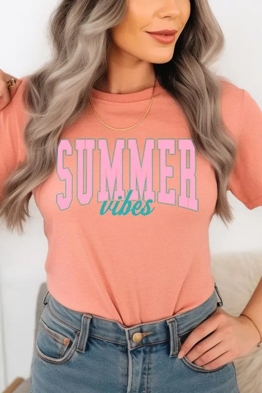 Summer Vibes Graphic T Shirt