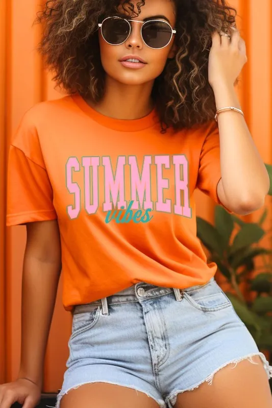 Summer Vibes Graphic T Shirt