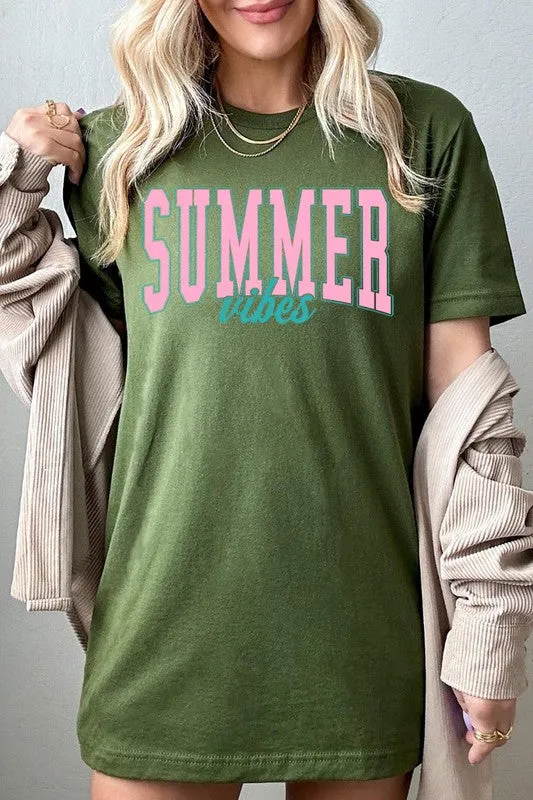 Summer Vibes Graphic T Shirt