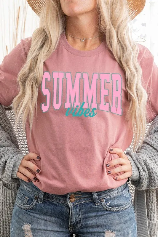 Summer Vibes Graphic T Shirt