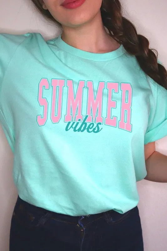 Summer Vibes Graphic T Shirt