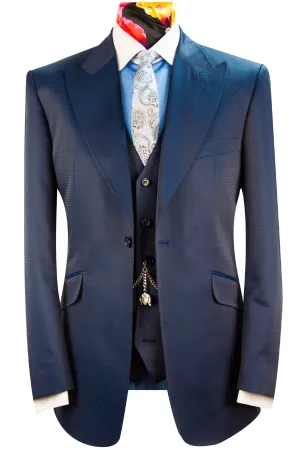 The Southwell Navy Square Pattern Suit