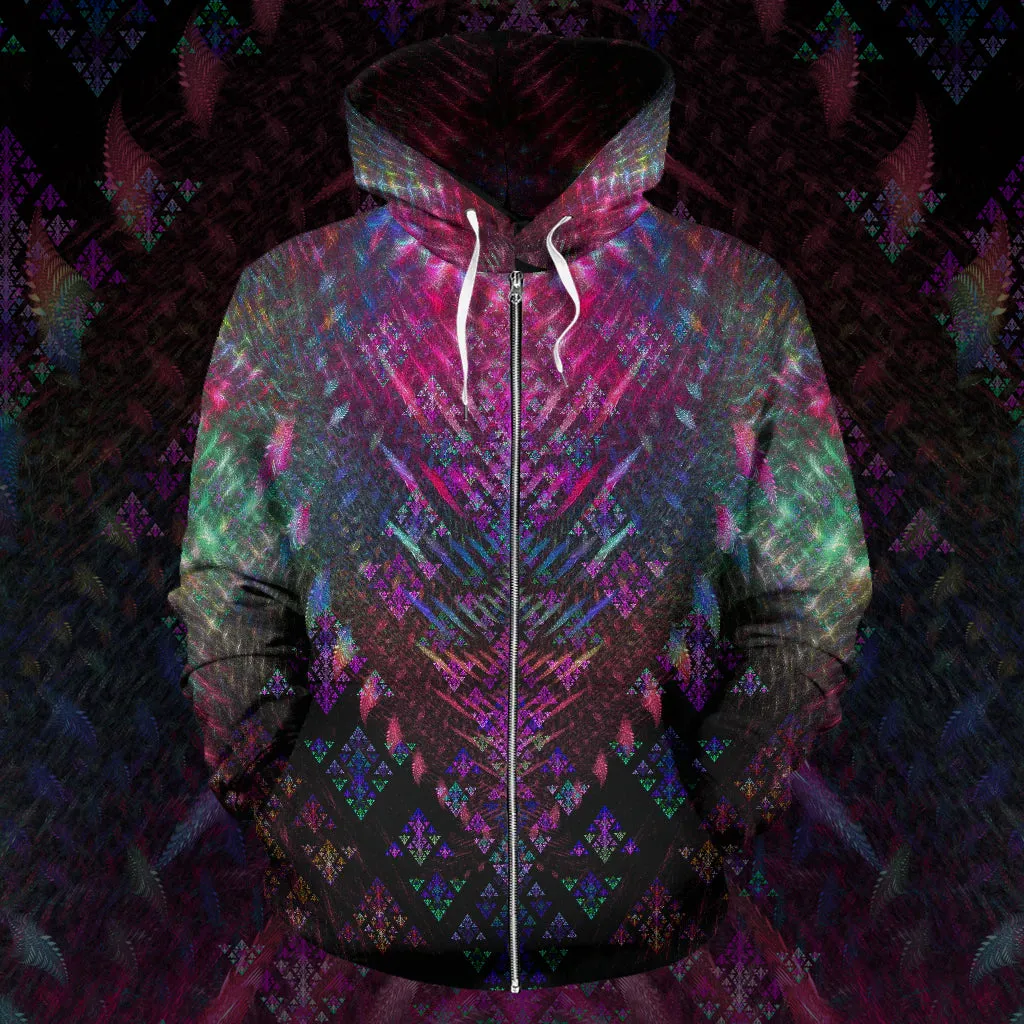 Tripnotic Realm | Zip Up Hoodie | POLARIS