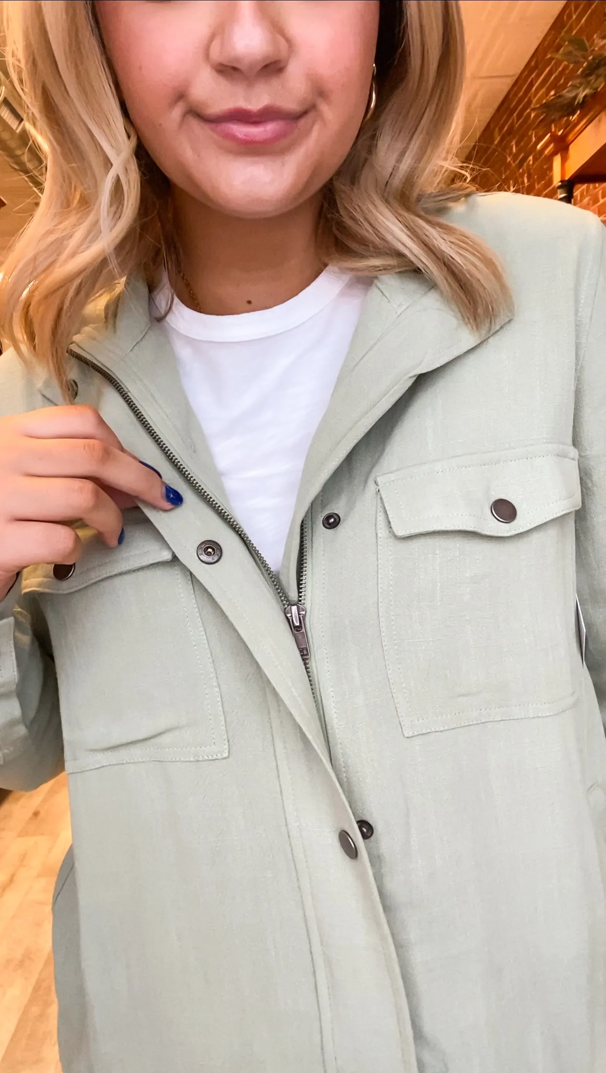 Utility Jacket | Sage