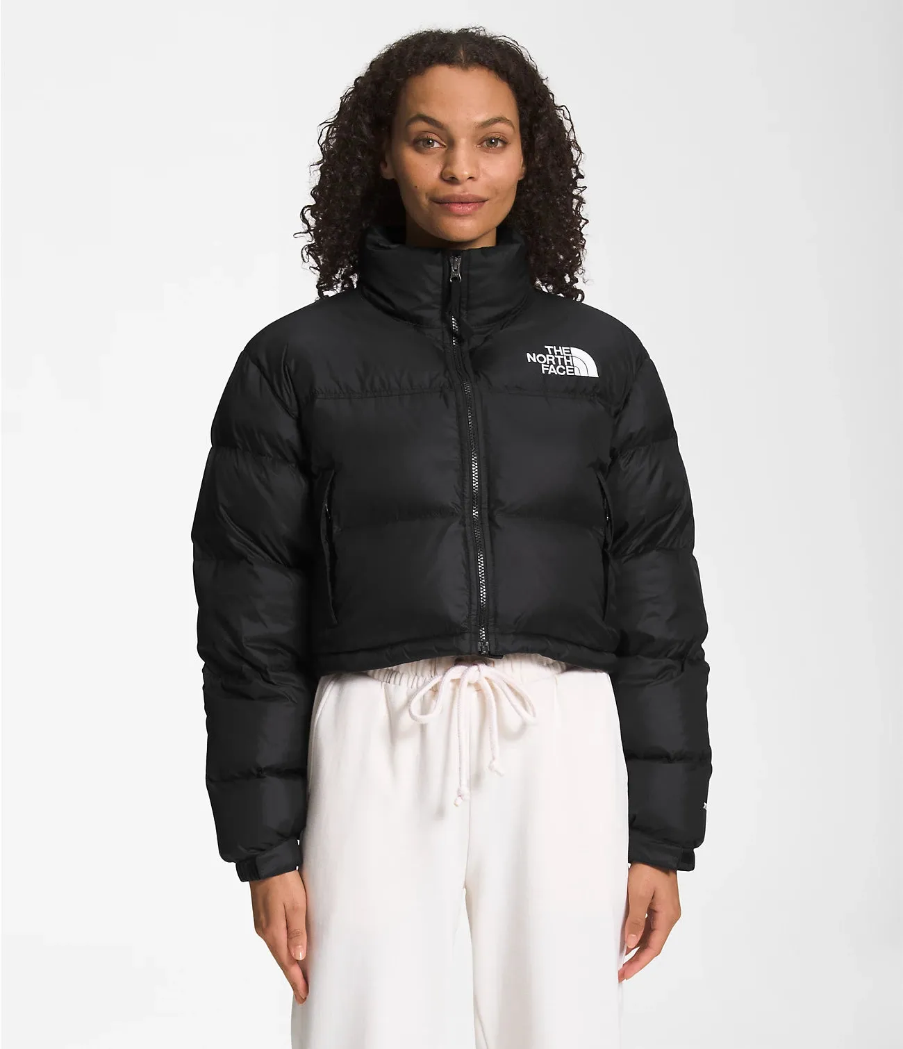 Women's Nuptse Short Jacket - TNF Black/TNF Black