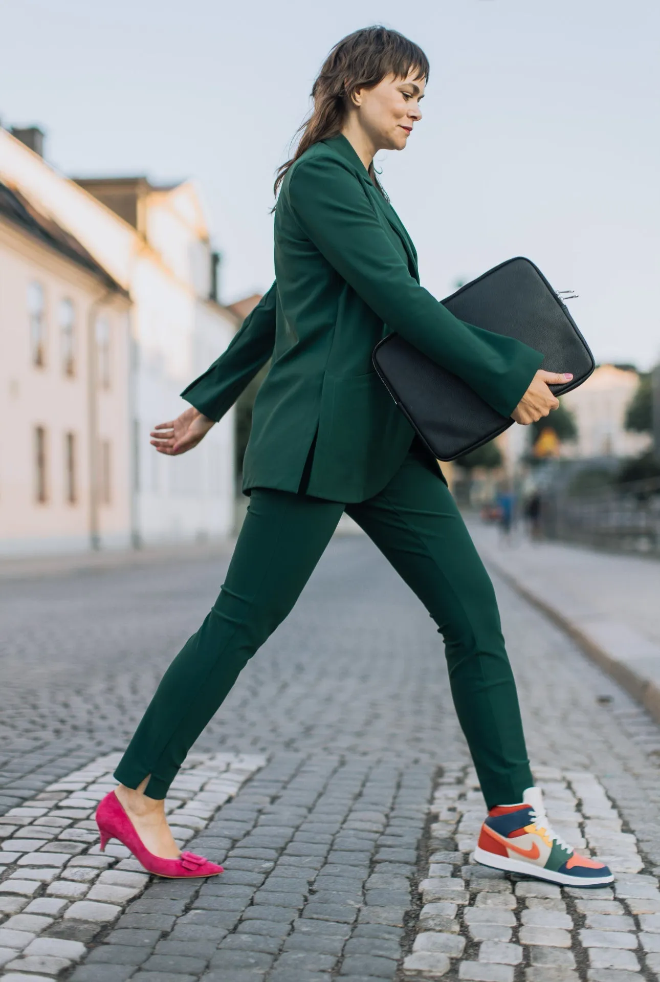 Work Trousers Long Classic Tight Fit Green