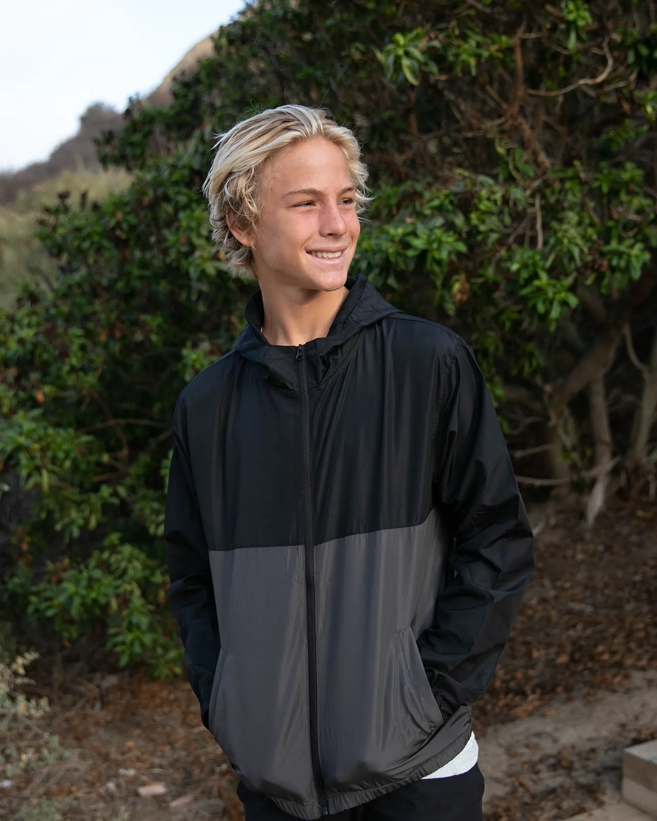 Youth Lightweight Windbreaker Full-Zip Jacket